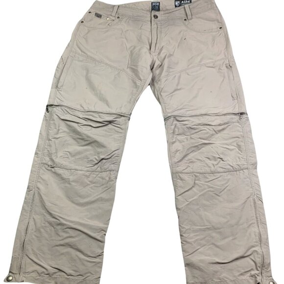 KÜHL Men's Liberator Convertible Pants – Utility Beige, Size 38x30 - Picture 1 of 4
